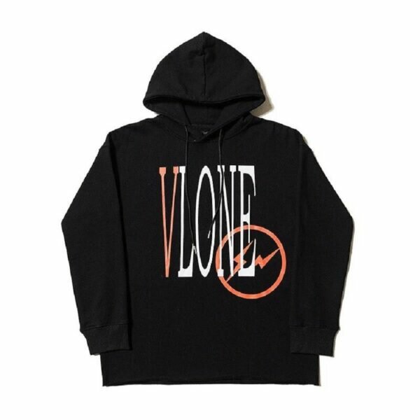 More Vlone Bad Habits Harajuku Hoodie X-Fragment Black