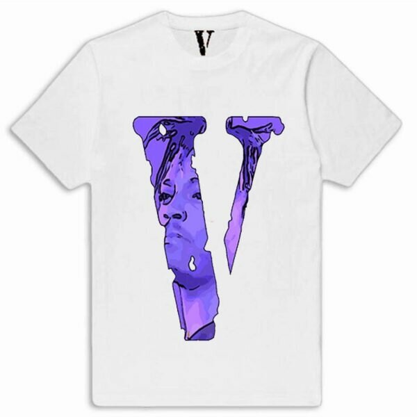 Rappers Collab Vlone Legends Never Die T-Shirt Front Juicewrld White